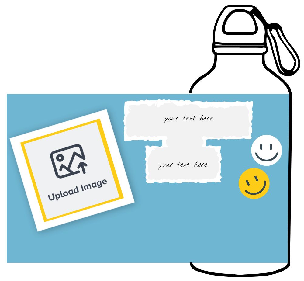 Personalized Sipper Bottle 600 ml - Upload Your Design