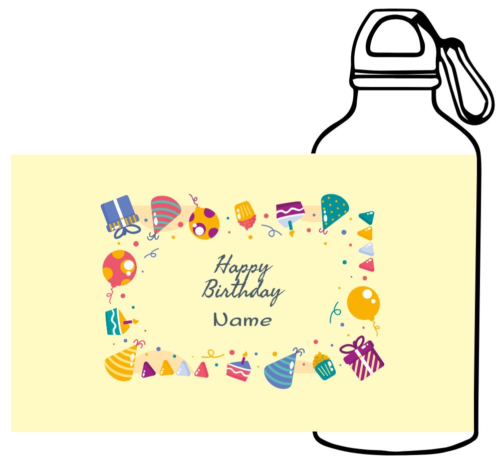 Personalized Sipper Bottle 600 ml - Upload Your Design Personalized Sipper Bottle 600 ml - Upload Your Design