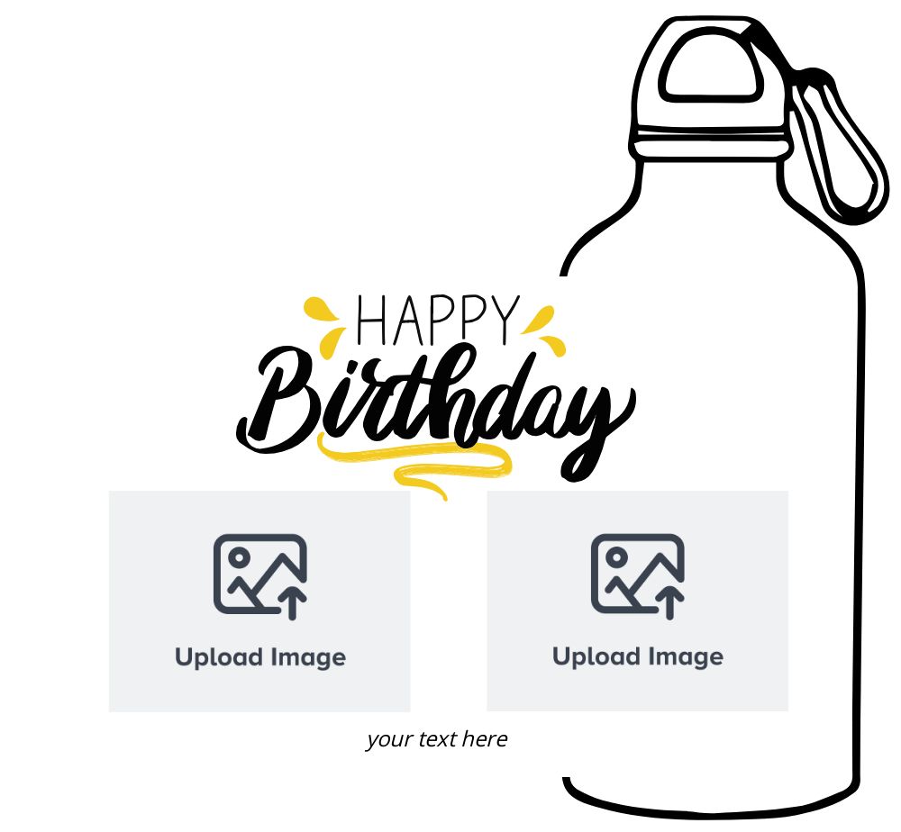 Personalized Sipper Bottle 600 ml - Upload Your Design