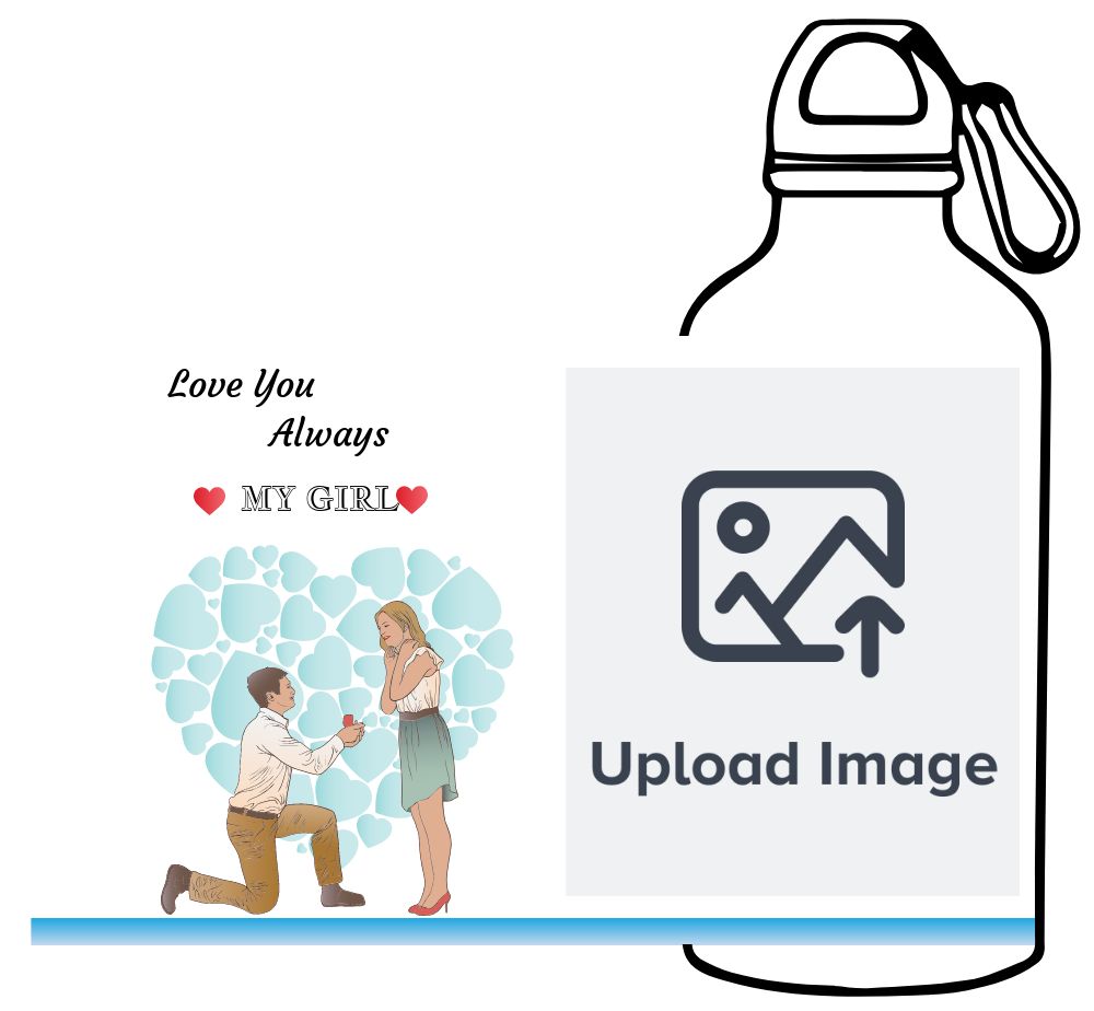 Personalized Sipper Bottle 600 ml - Upload Your Design