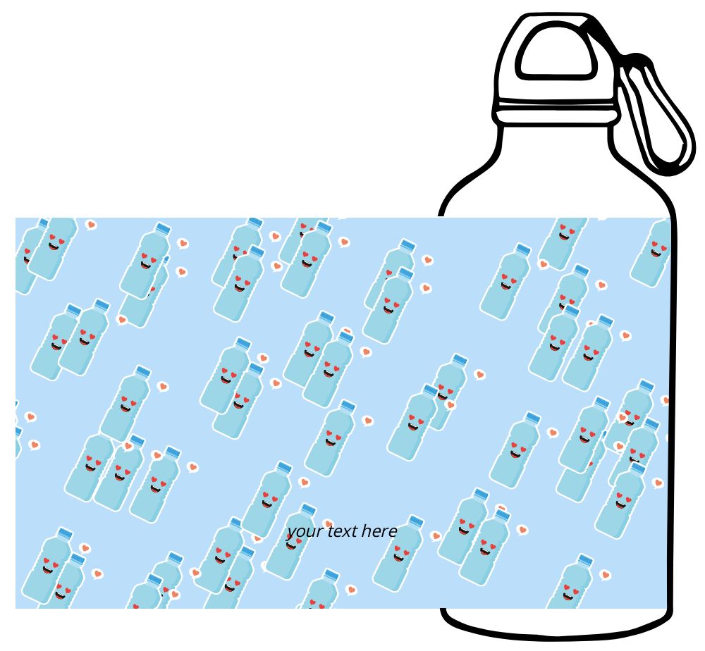 Personalized Sipper Bottle 600 ml - Upload Your Design