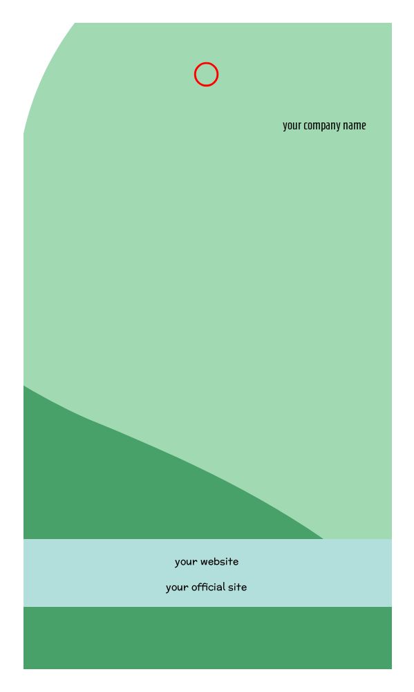 Rectangle 2 x 3.5 in Designs - Back