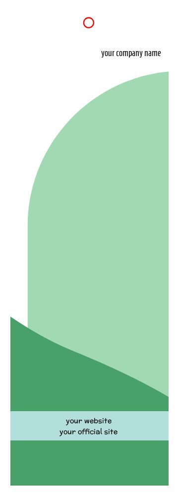Rectangle 2 x 6 in Designs - Back