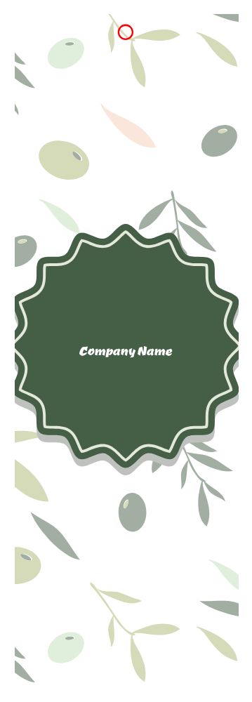Rectangle 2 x 6 in Designs - Back