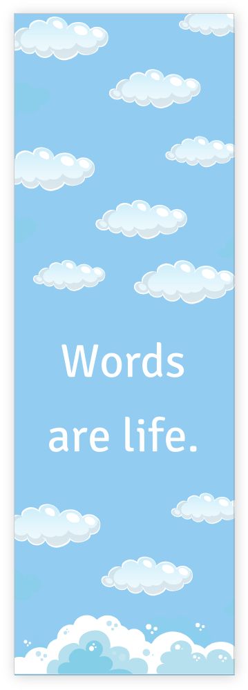 2 x 6 in Bookmarks - Front 2 x 6 in Bookmarks - Front
