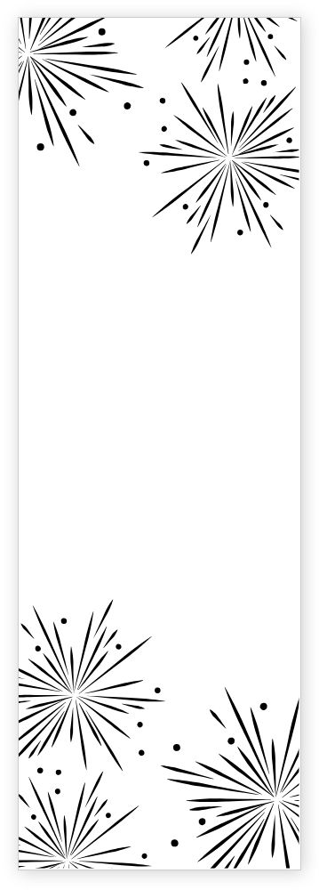 2 x 6 in Bookmarks 2 x 6 in Bookmarks