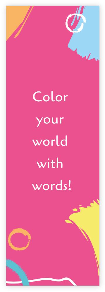 2  x 6 in Bookmarks - Front