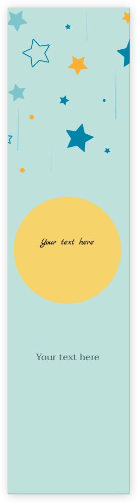 2 x 8 in Bookmarks - Front