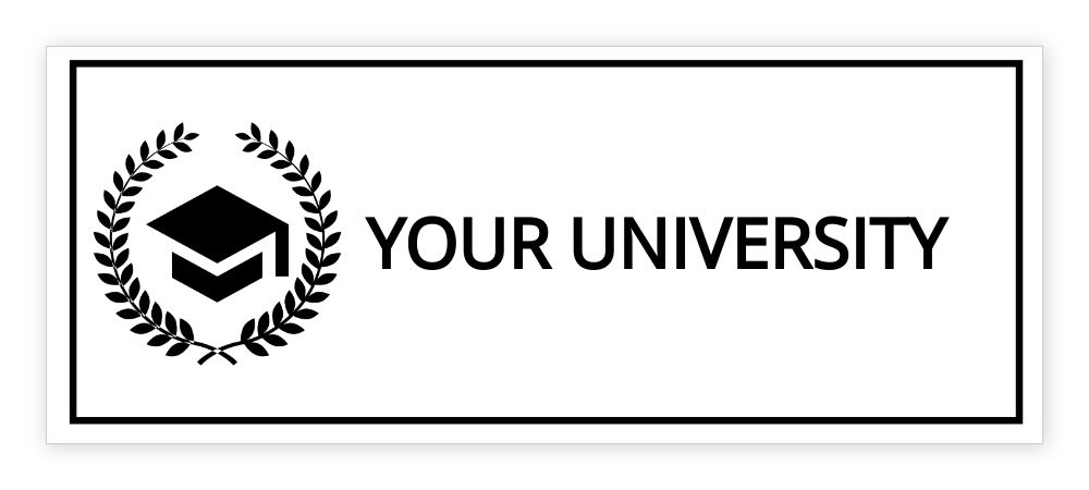 Medium 22 x 55 mm Stamp Template - Upload Your Design