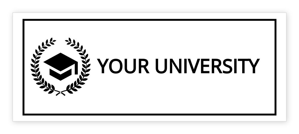 Medium 22 x 55 mm Stamp Template - Upload Your Design