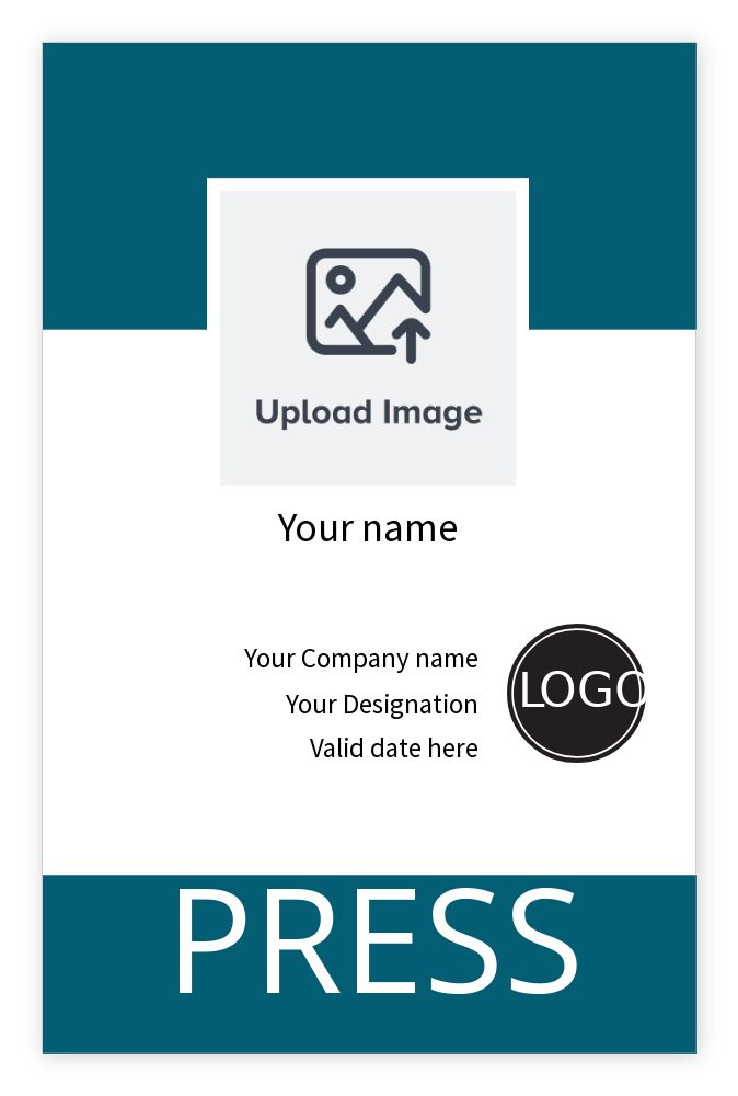 ID cards 85 x 55mm template - Front