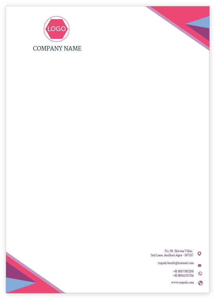Letterhead - Designs - Front