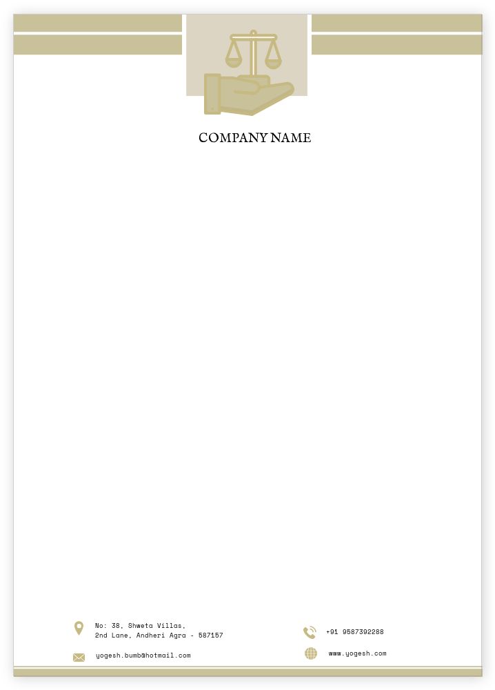 Letterhead - Designs - Front
