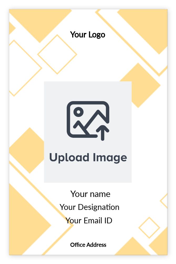 ID cards 85 x 55mm template - Front