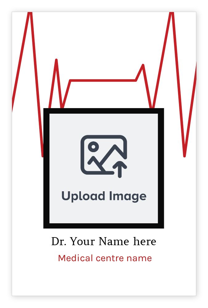ID cards 85 x 55mm template - Front