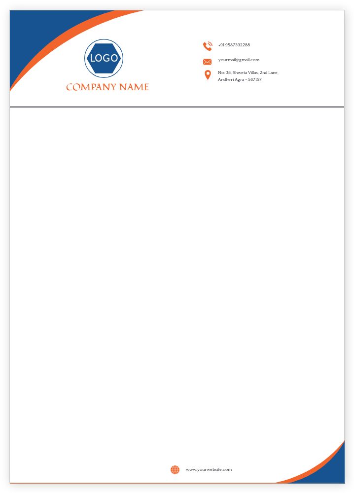 Letterhead - Designs - Front