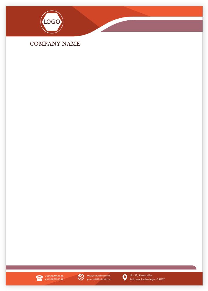 Letterhead - Designs - Front