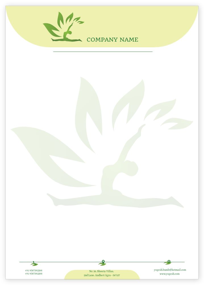 Letterhead - Designs - Front