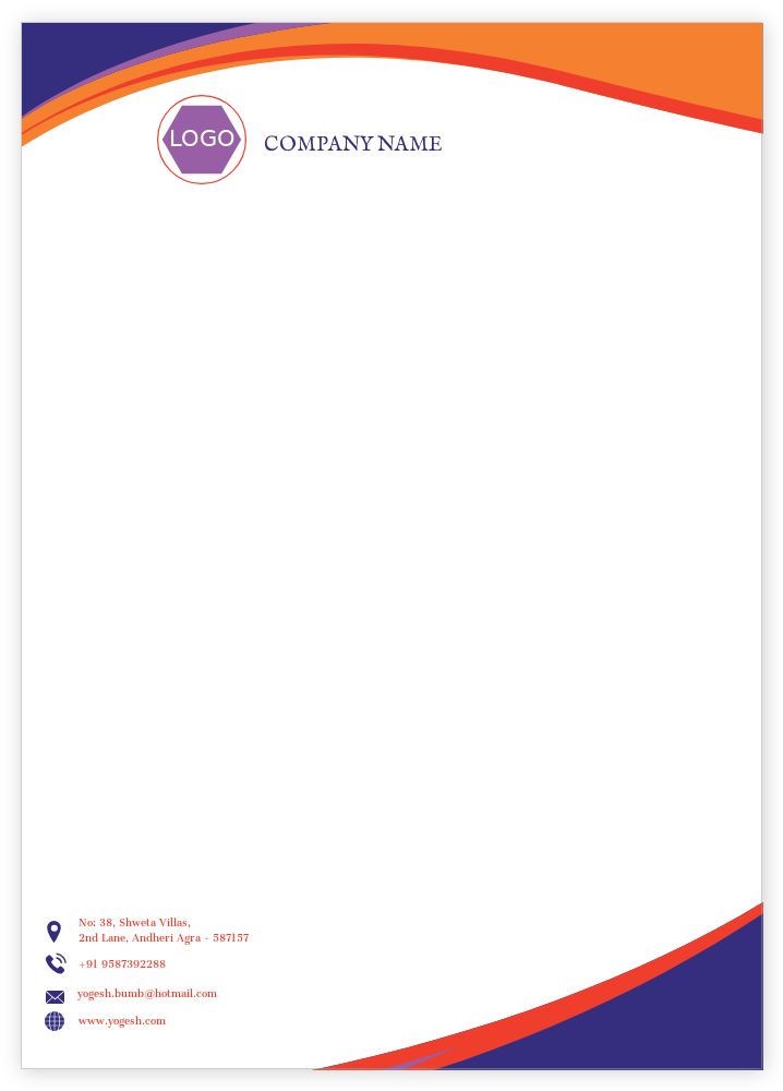 Letterhead - Designs - Front