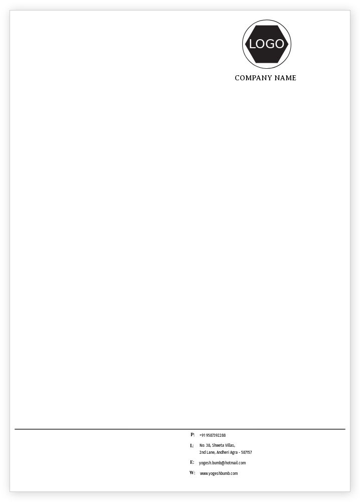 Letterhead - Designs - Front