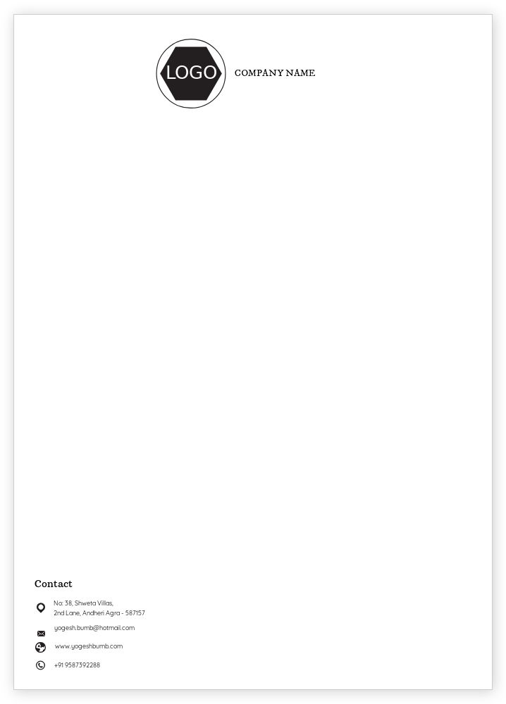 Letterhead - Designs - Front