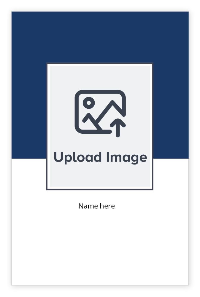 ID cards 85 x 55mm template - Front